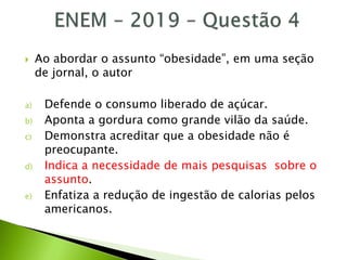Revisão - ENEM 2020 - PPT