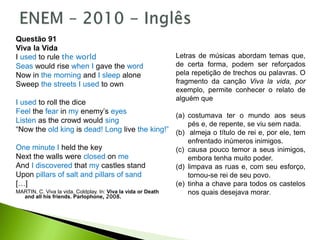 Revisão - ENEM 2020 - PPT