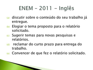 Revisão - ENEM 2020 - PPT
