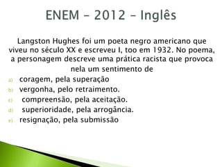 Revisão - ENEM 2020 - PPT