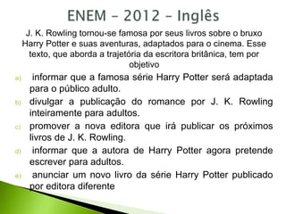 Revisão - ENEM 2020 - PPT