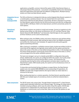 White Paper: Backup and Recovery of the EMC Greenplum Data Computing ...