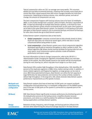 White Paper: Backup and Recovery of the EMC Greenplum Data Computing ...