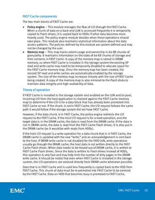 Fast Cache EMC FAST Cache | PDF