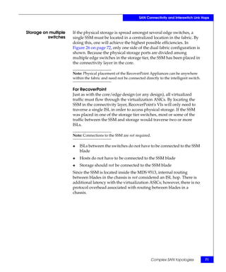 Networking for Storage Virtualization and EMC RecoverPoint TechBook | PDF
