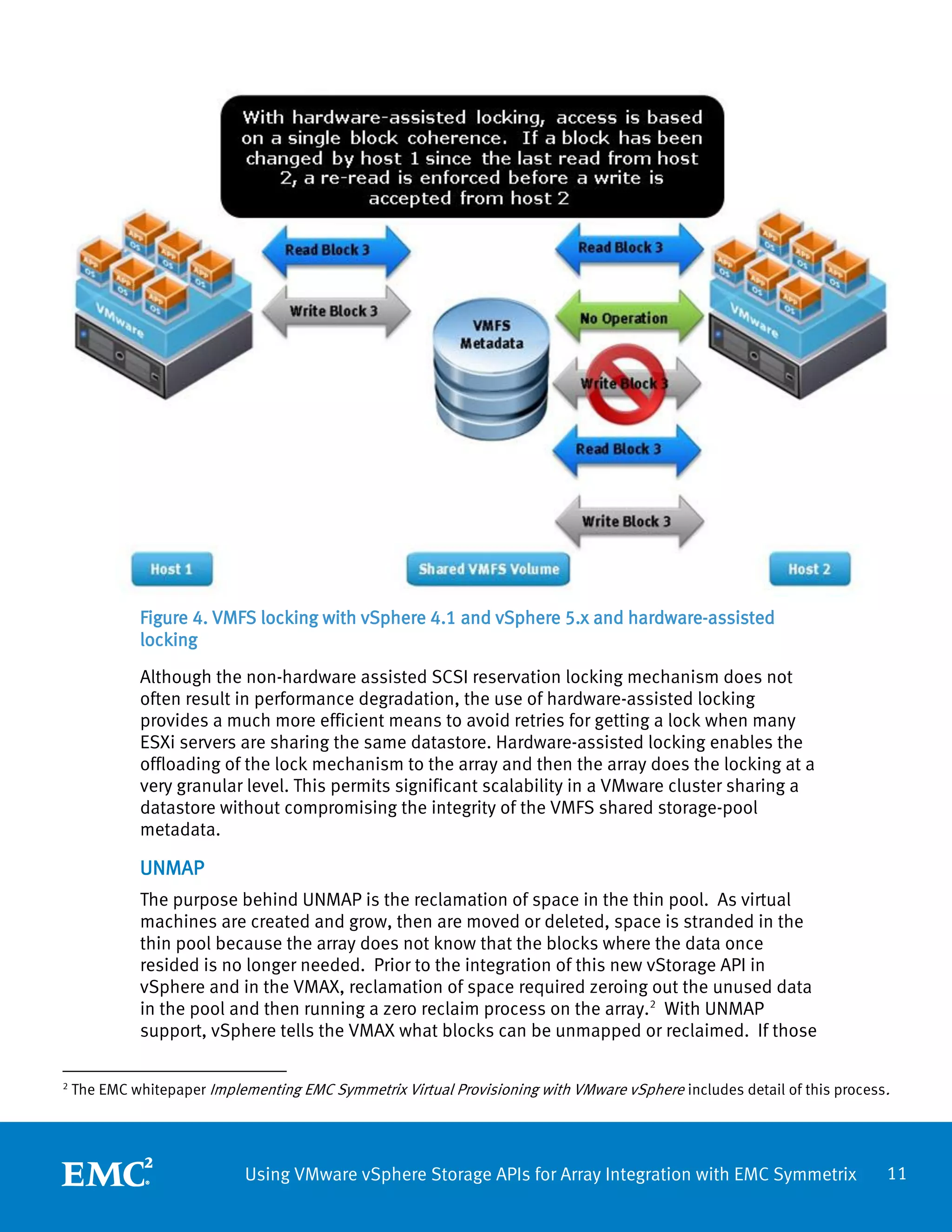 White Paper: Using VMware Storage APIs for Array Integration with EMC ...