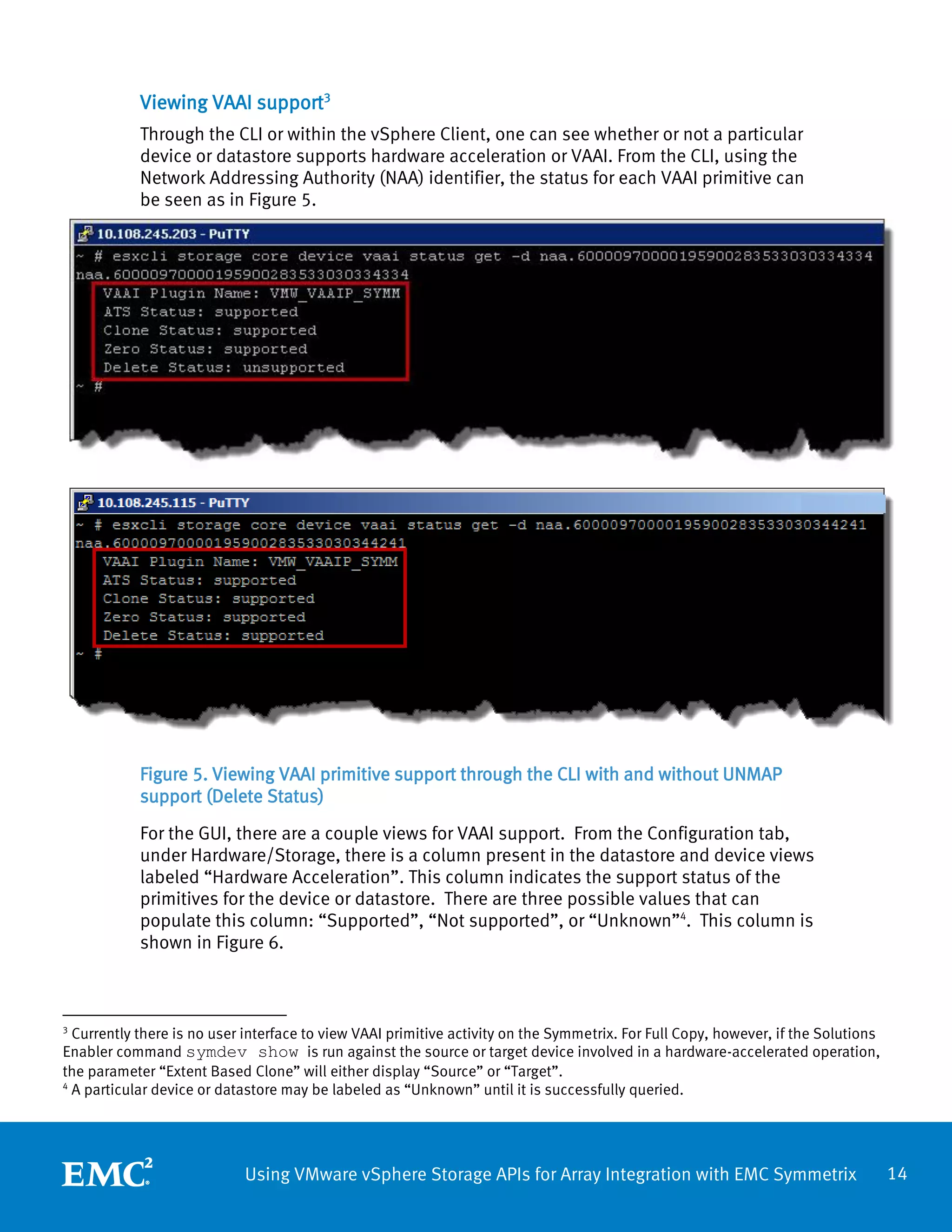 White Paper: Using VMware Storage APIs for Array Integration with EMC ...