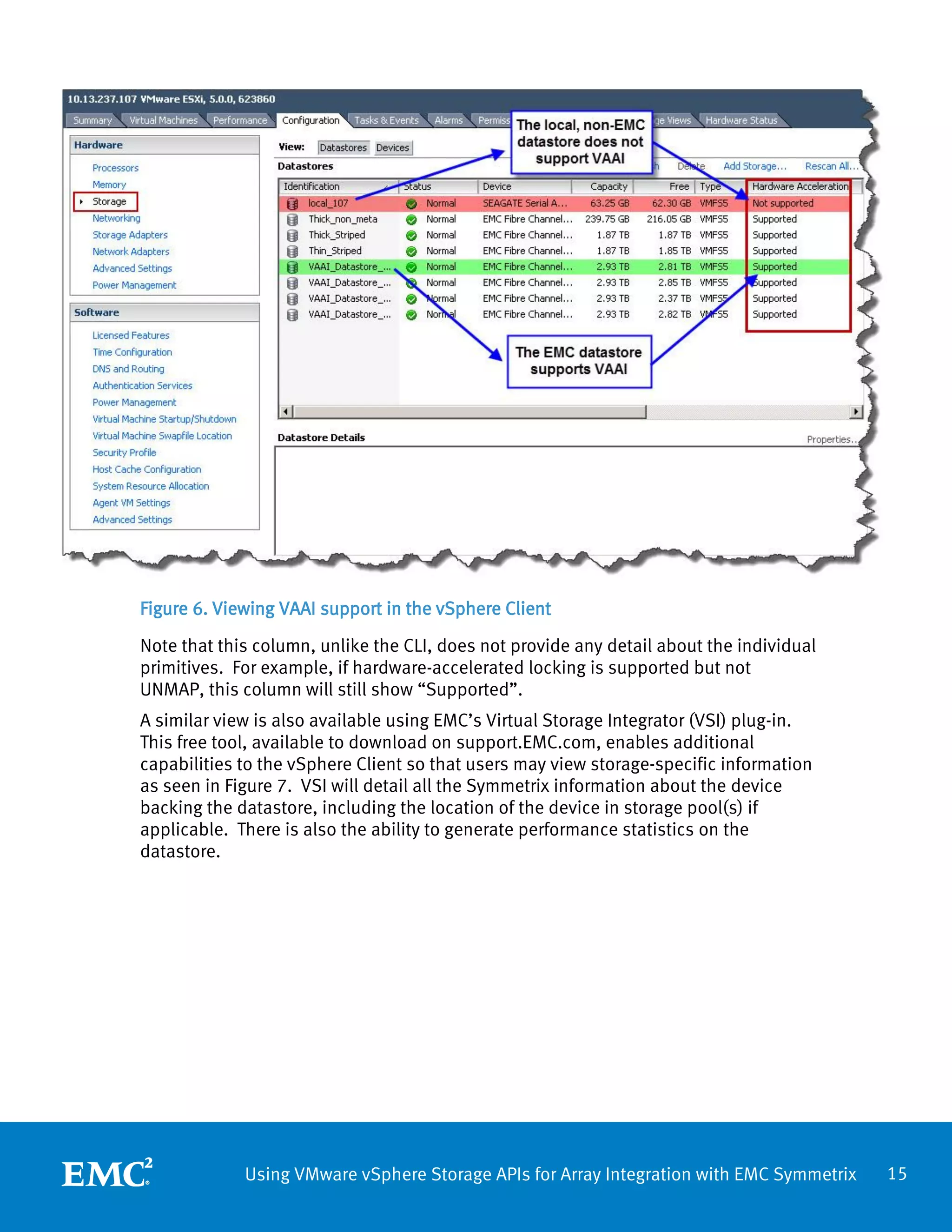 White Paper: Using VMware Storage APIs for Array Integration with EMC ...