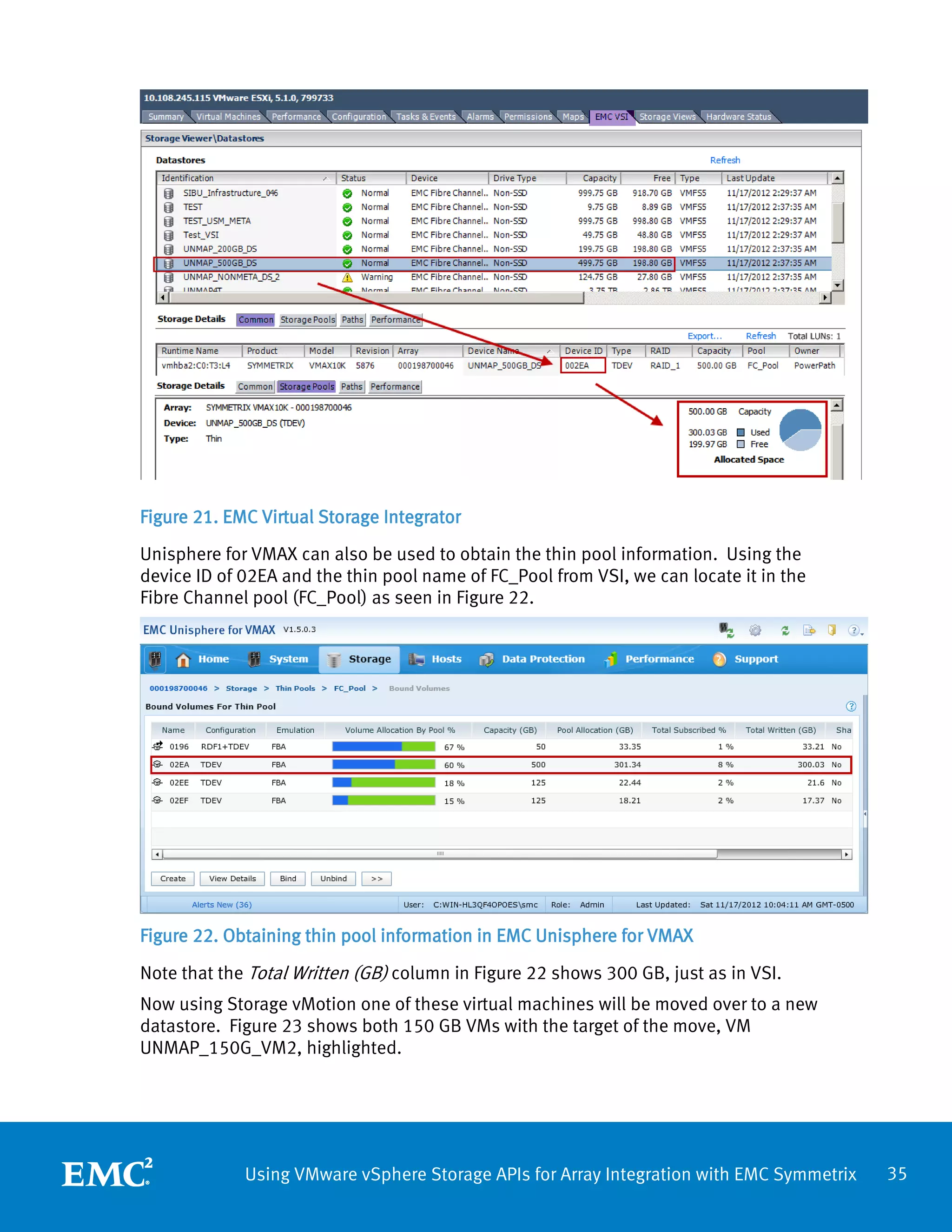 White Paper: Using VMware Storage APIs for Array Integration with EMC ...