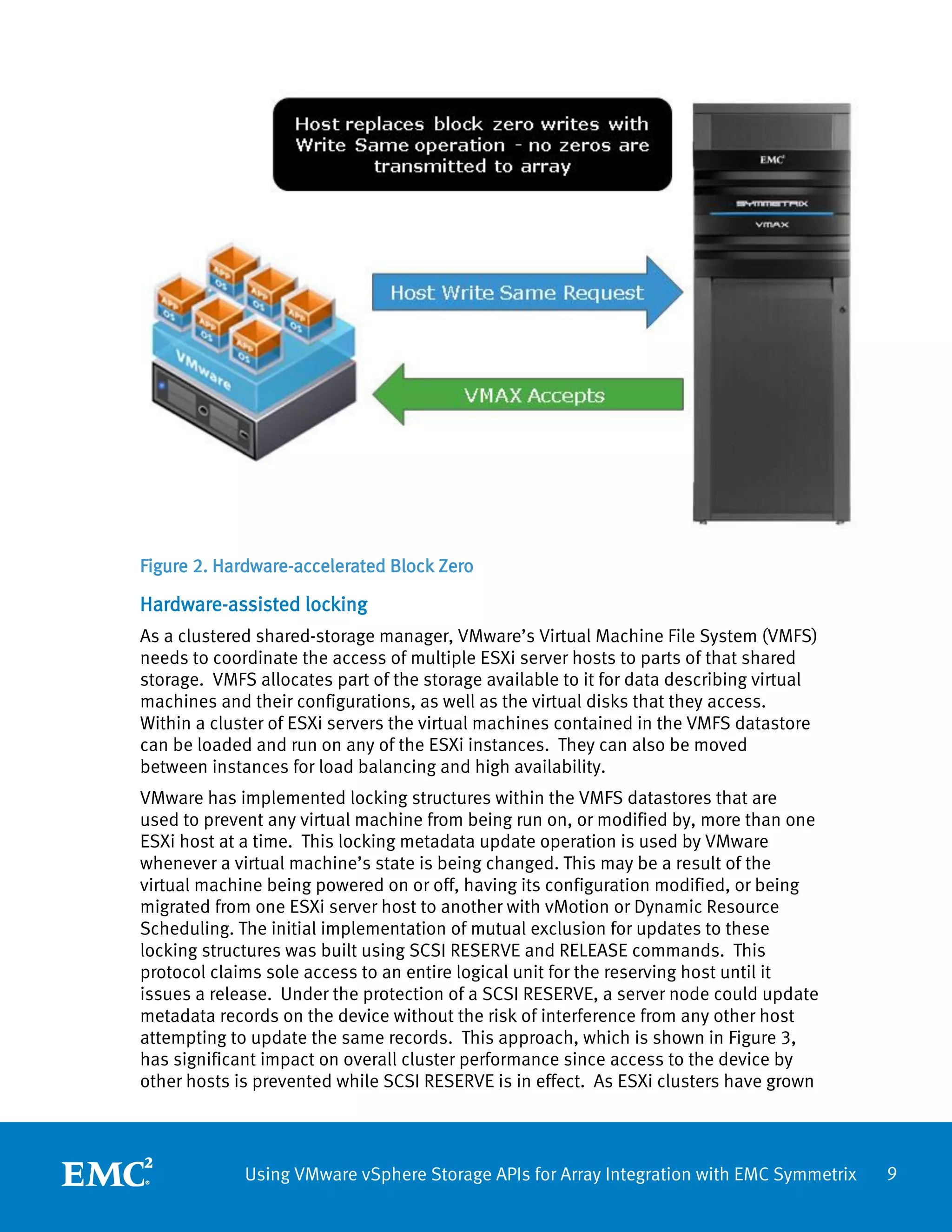 White Paper: Using VMware Storage APIs for Array Integration with EMC ...