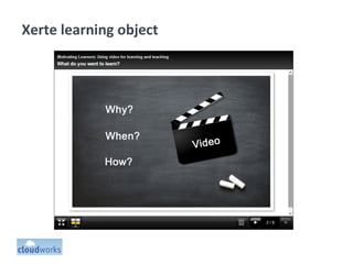 Xerte learning object
 