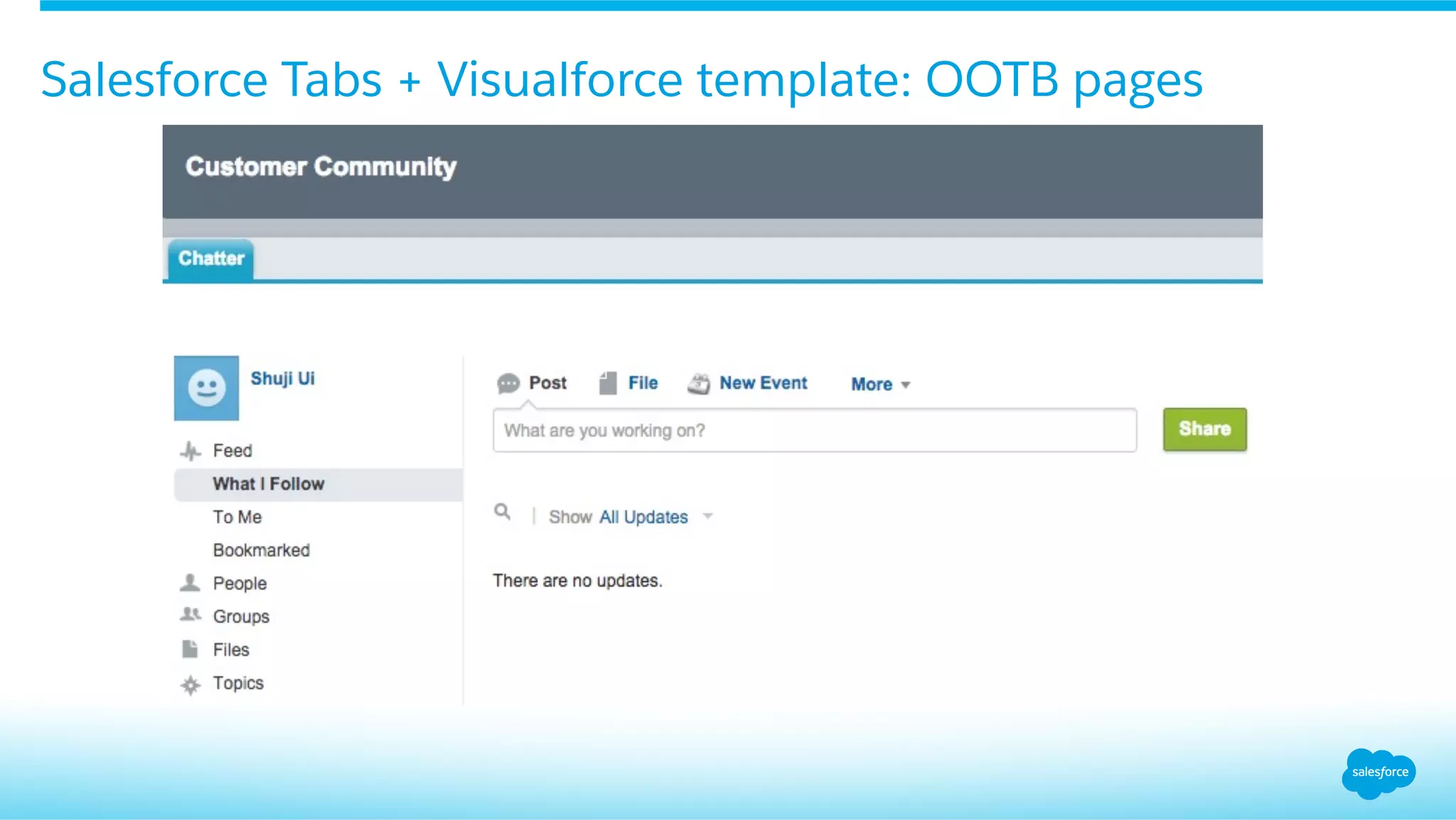 Salesforce Tabs + Visualforce template: OOTB pages
 