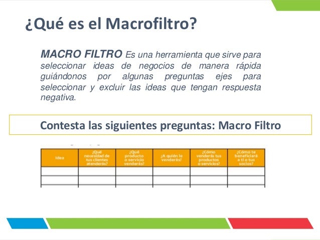 Generación de Ideas de Negocio - Diapositivas 10