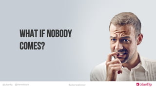 @Uberflip #uberwebinar@HanaAbaza
WHAT IF NOBODY
COMES?
 
