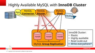 Replicating Router High Availability in MySQL 8 using InnoDB Cluster | PDF