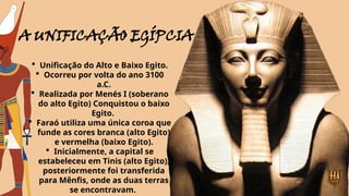 A história do Egito antigo, sociedade e evolução. | PPTX