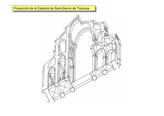 Proyección de la Catedral de Saint-Sernin de ToulouseProyección de la Catedral de Saint-Sernin de Toulouse
 