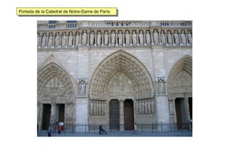 Portada de la Catedral de Notre-Dame de ParísPortada de la Catedral de Notre-Dame de París
 
