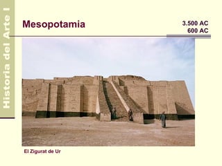 Mesopotamia        3.500 AC
                     600 AC




El Zigurat de Ur
 