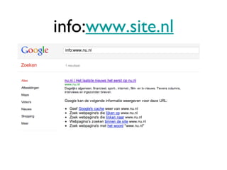 info: www.site.nl 