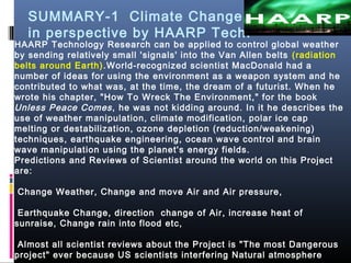 Haarp asaignment | PPT