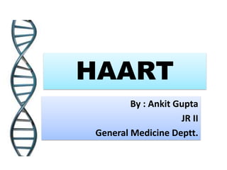 HAART
By : Ankit Gupta
JR II
General Medicine Deptt.
 