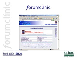 forumclínic
 