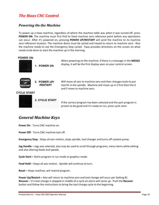 Haas mill operator manual | PDF