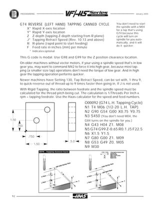 Haas mill programming workbook | PDF