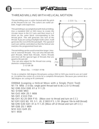 Haas mill programming workbook | PDF