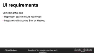 Questions?
tiny.cloudera.com/questions
Let s Talk about CAP for a Minute
- Strong Consistence
- HBase & Kudu
- Variable Consistence
- Cassandra
 