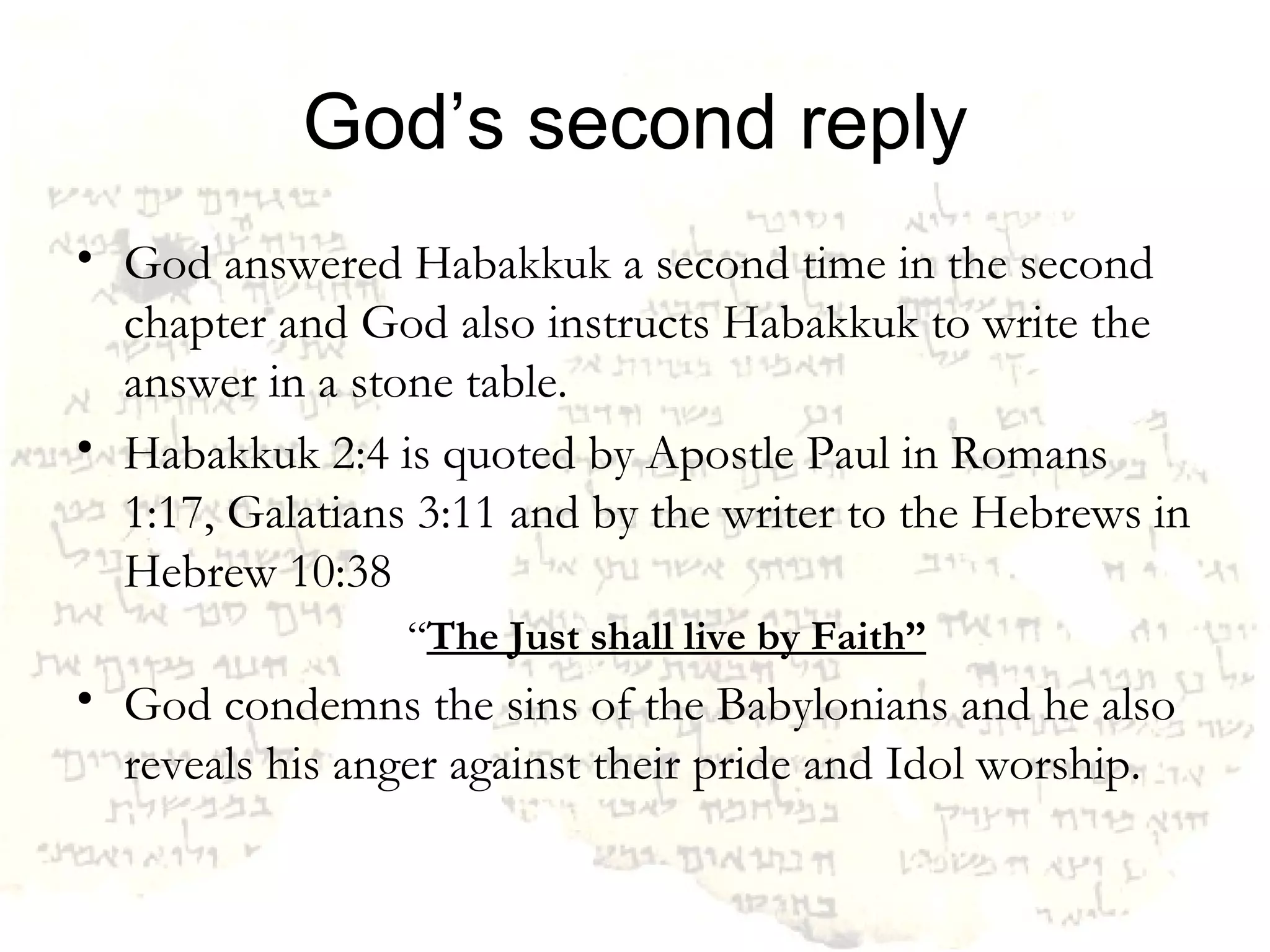 Habakkuk | PPS
