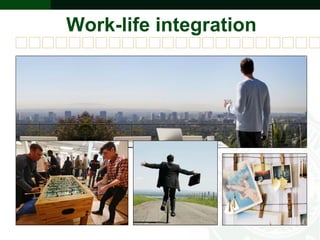 Work-life integration
 