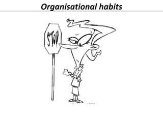 Organisational habits

 