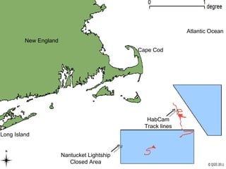 HabCam Track lines Long Island New England Atlantic Ocean Cape Cod Nantucket Lightship Closed Area 