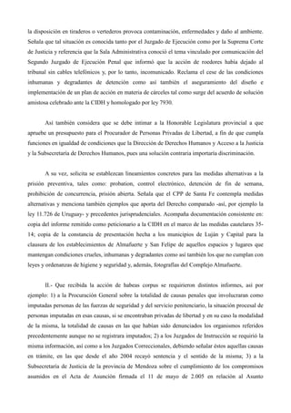 la disposición en tiraderos o vertederos provoca contaminación, enfermedades y daño al ambiente.
Señala que tal situación ...