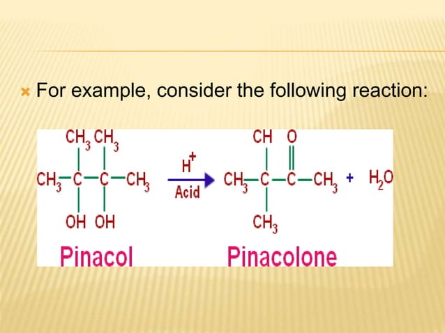 reduction of pinacol | PPT