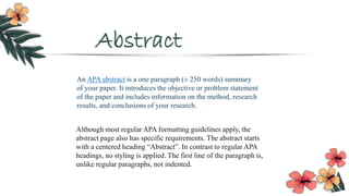 APA STYLE | PPTX