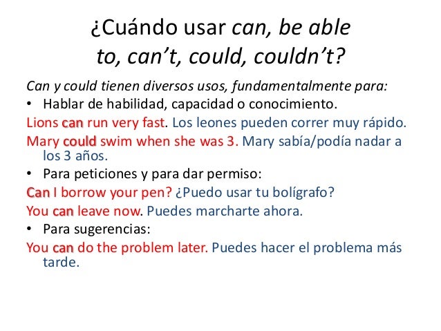 Habilidad Can