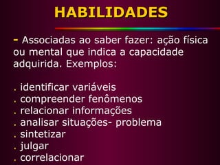 Habilidade  e competência