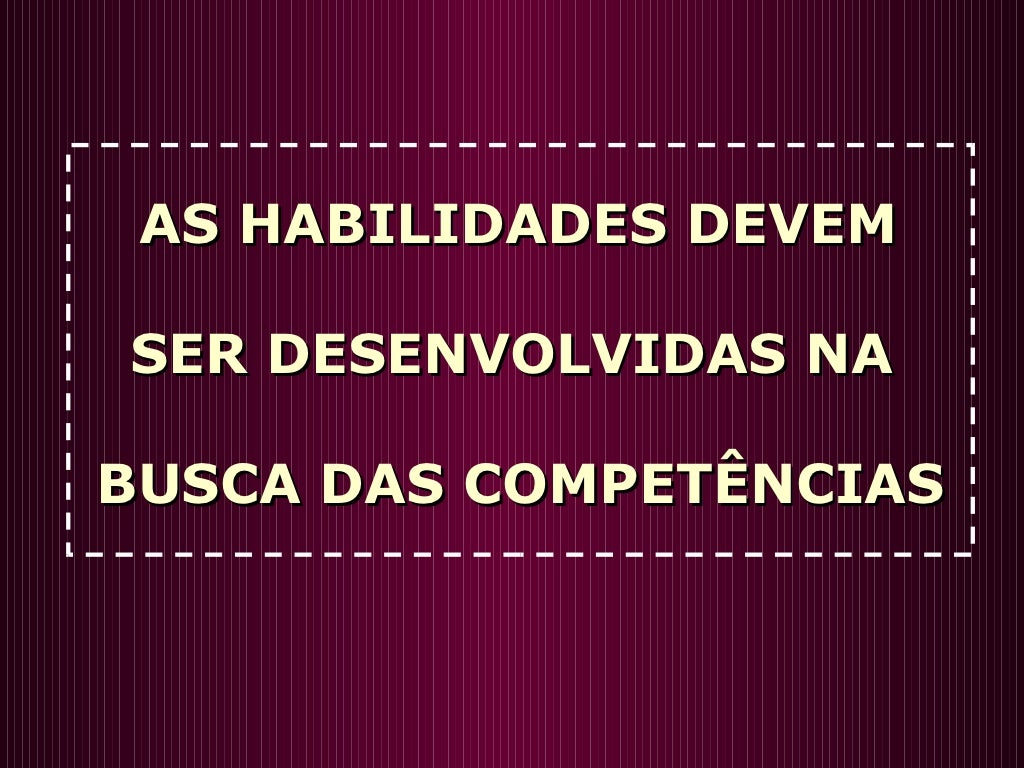 Habilidade e competência