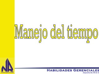 Manejo del tiempo 