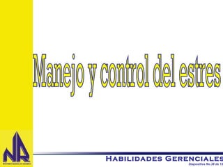 Manejo y control del estres 