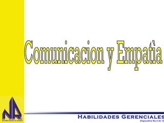 Comunicacion y Empatìa 