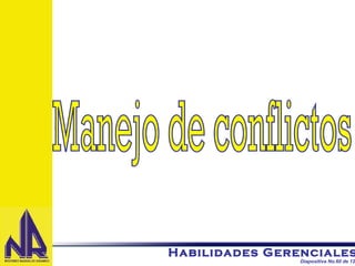 Manejo de conflictos 