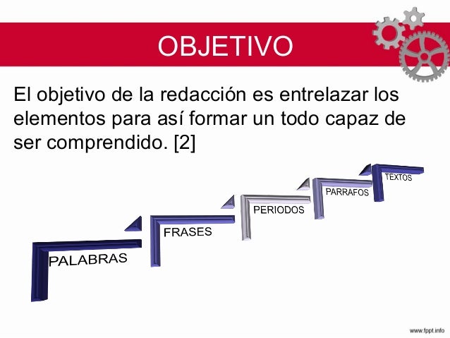Cuál Es El Objetivo De La Redacción