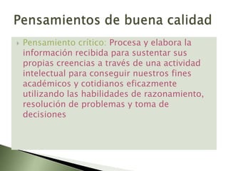 Utilizar dinámicas de profundización y extensión