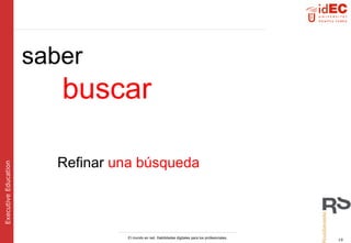 saber   buscar Refinar   una búsqueda 