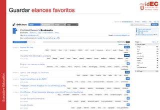Guardar  elances favoritos 