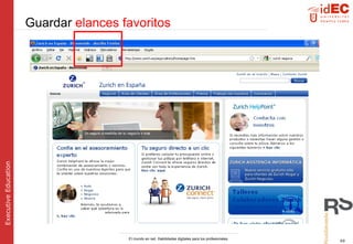 Guardar  elances favoritos 